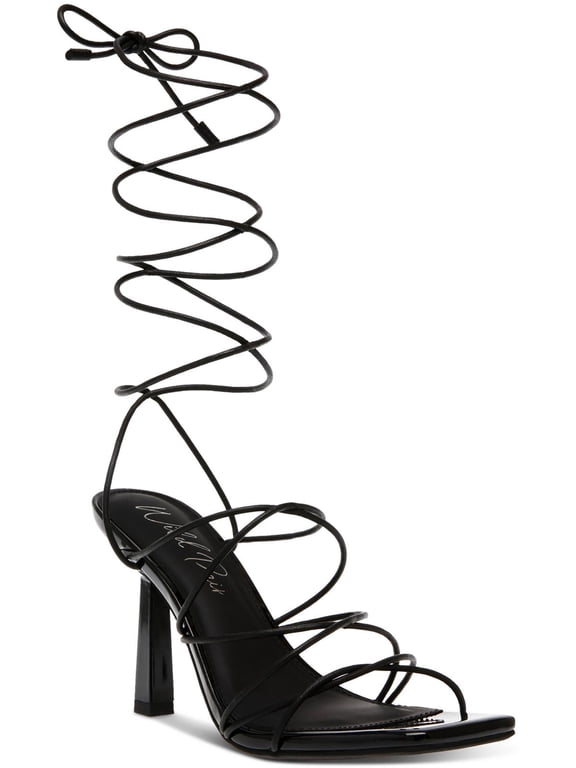 Womens Eross Slip On Strappy Heels