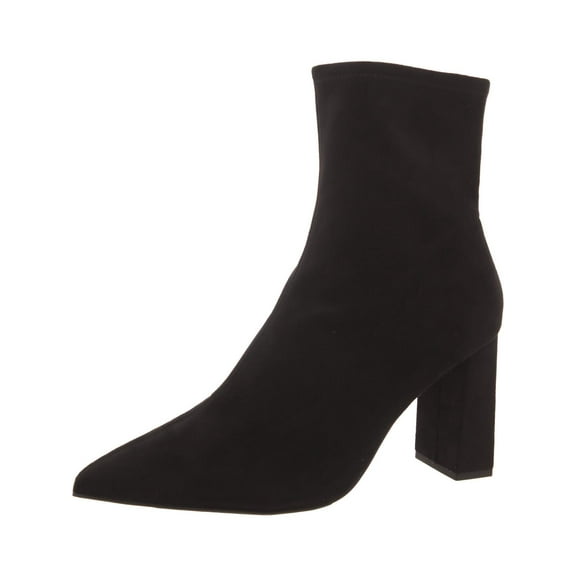 Wild Pair Womens Iloise Faux Suede Zip Up Ankle Boots