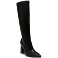 thumbnail image 1 of Wild Pair Womens Islah Faux Leather Block Heel Knee-High Boots, 1 of 1