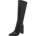 thumbnail image 1 of Wild Pair Womens IslahWC Faux Leather Block Heel Knee-High Boots, 1 of 1
