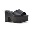 thumbnail image 1 of Wild Pair Womens Melborne Faux Leather Open Toe Platform Sandals, 1 of 3