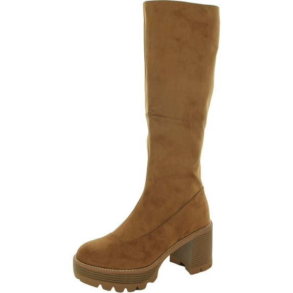 Wild Pair Womens Mellinda Tall Platform Knee-High Boots