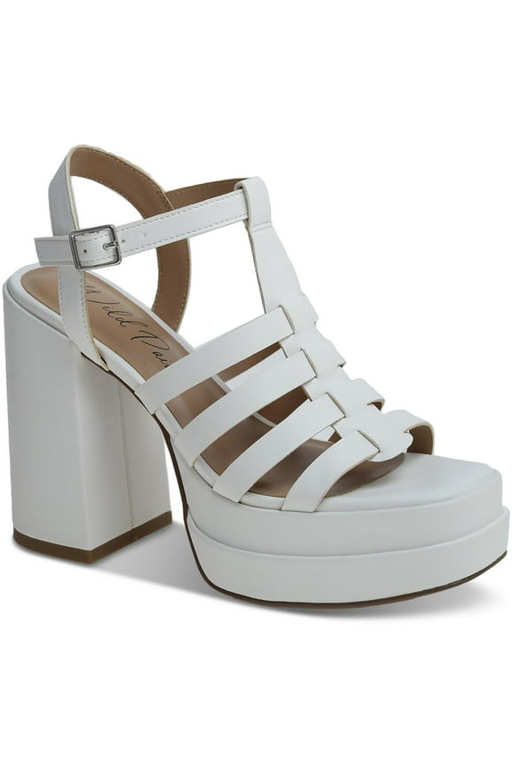 Womens Orlah Faux Leather Platform Block Heels