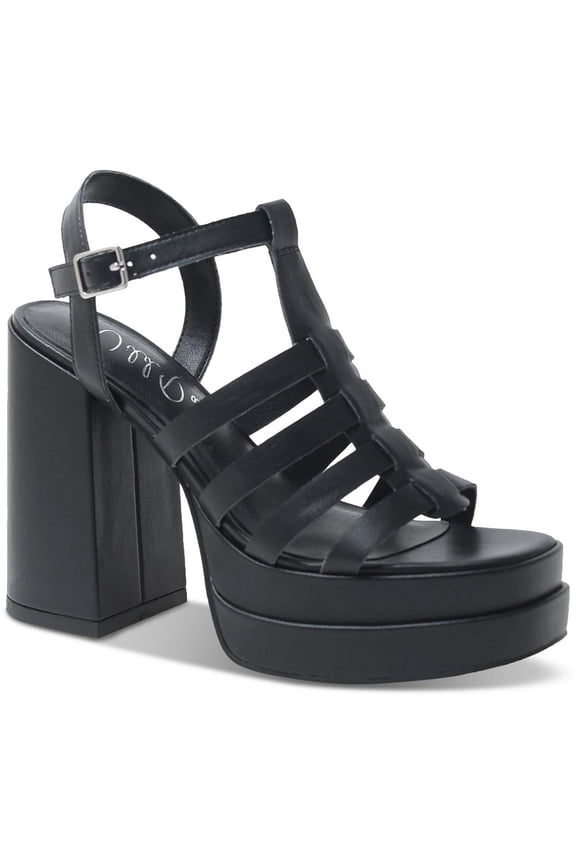 Womens Orlah Faux Leather Platform Block Heels