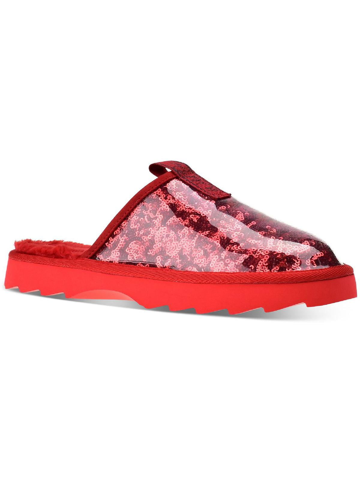 Wild Pair Womens Portiaa Faux Fur Slip On Slide Slippers Walmart
