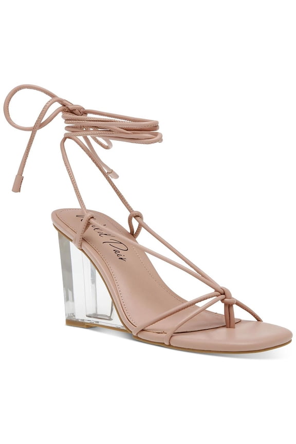 Womens SANTEAGO Open Toe Casual Wedge Heels
