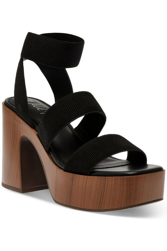 Womens Scarlitt Faux Leather Ankle Strap Pumps