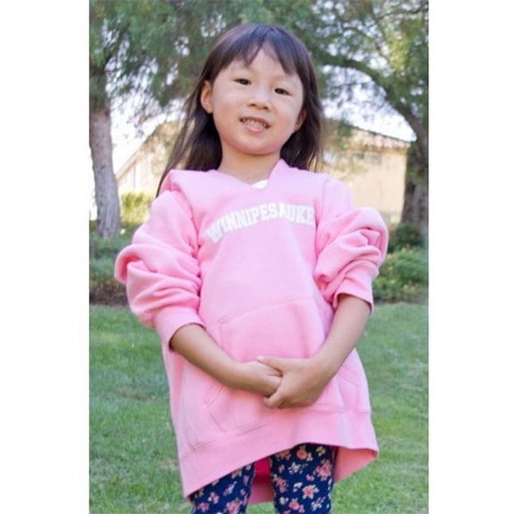 Wild Palms 650PEXS Youth Pullover Hood with V-Slit & Pocket, Petal - Extra Small