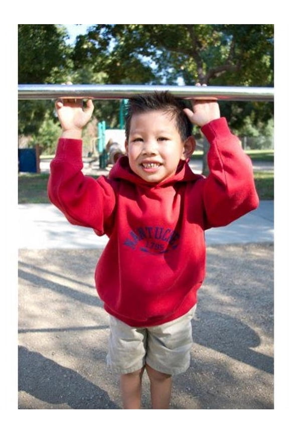 651APXS Youth Pullover Hood, Apple - Extra Small