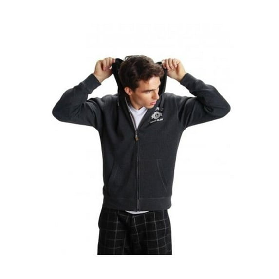Wild Palms 920DEXL Mens Thermal Knit Zip Hood, Denim - Extra Large
