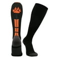 thumbnail image 1 of Wild Paw Over the Calf Socks (Black/Orange/Graphite, Small), 1 of 2