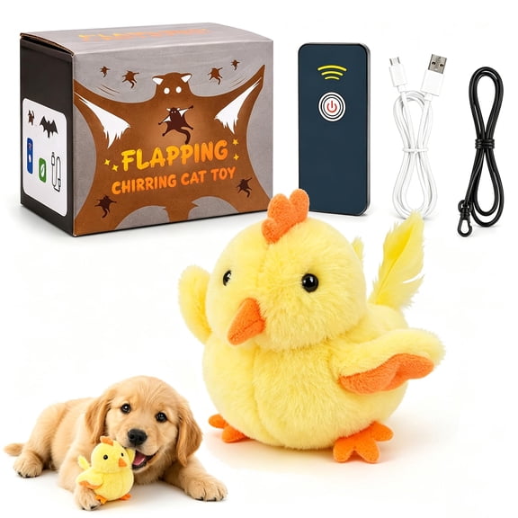 Wild Paws Flying Bat Dog Toy, 2026 New Interactive Flying Bat Toy for Dogs with Flapping Wings, Realistic Flight Motion