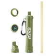 thumbnail image 1 of Wild Peak Stay Alive-2 Outdoor Activated Carbon Water Filter Emergency Straw with Compass, Whistle, Signalling Mirror and Carabiner for Survival, Camping, Hiking, Climbing, Backpacking (4000 Liters), 1 of 11