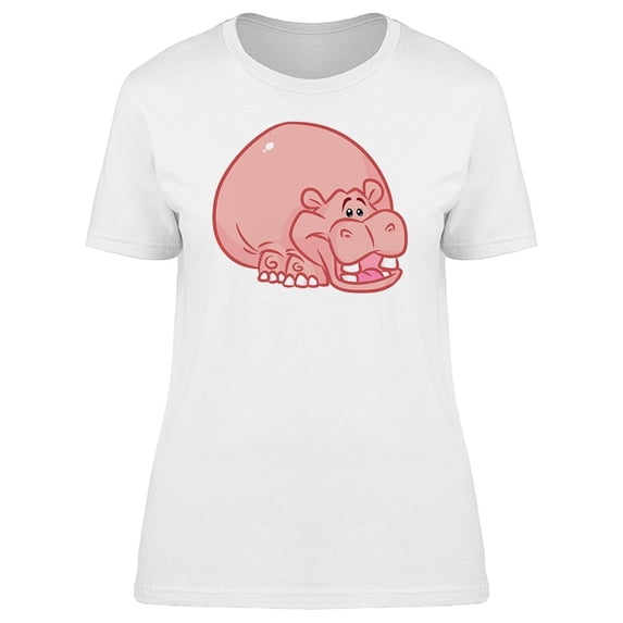 Big Pink Hippo Tee Women's -Image by Shutterstock