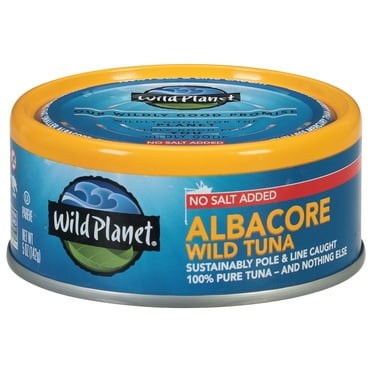 Wild Planet Albacore No Salt Added Wild Tuna 5 oz