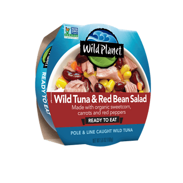 Wild Planet Ready to Eat Tuna Bean & Corn Salad Bowl