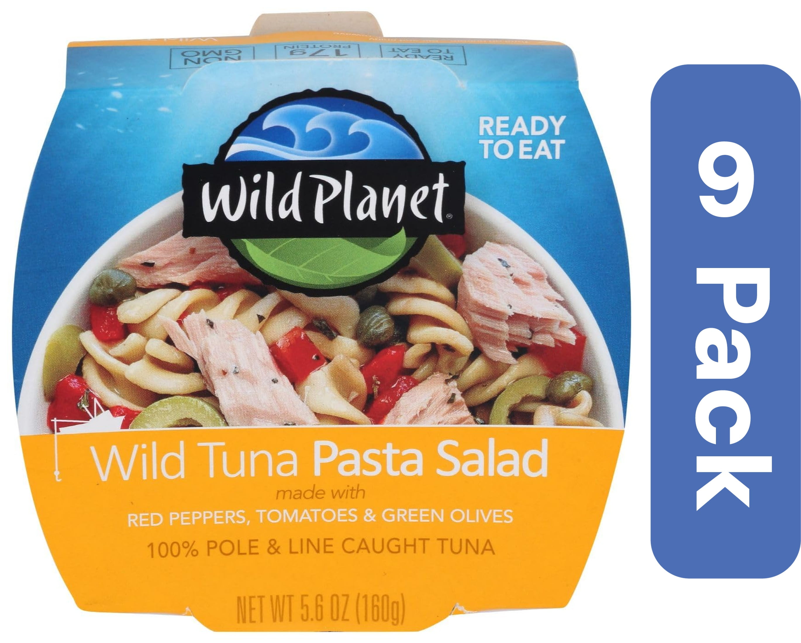 Wild Planet Salad Tuna with Pasta 5.6 oz (Pack Of 9)