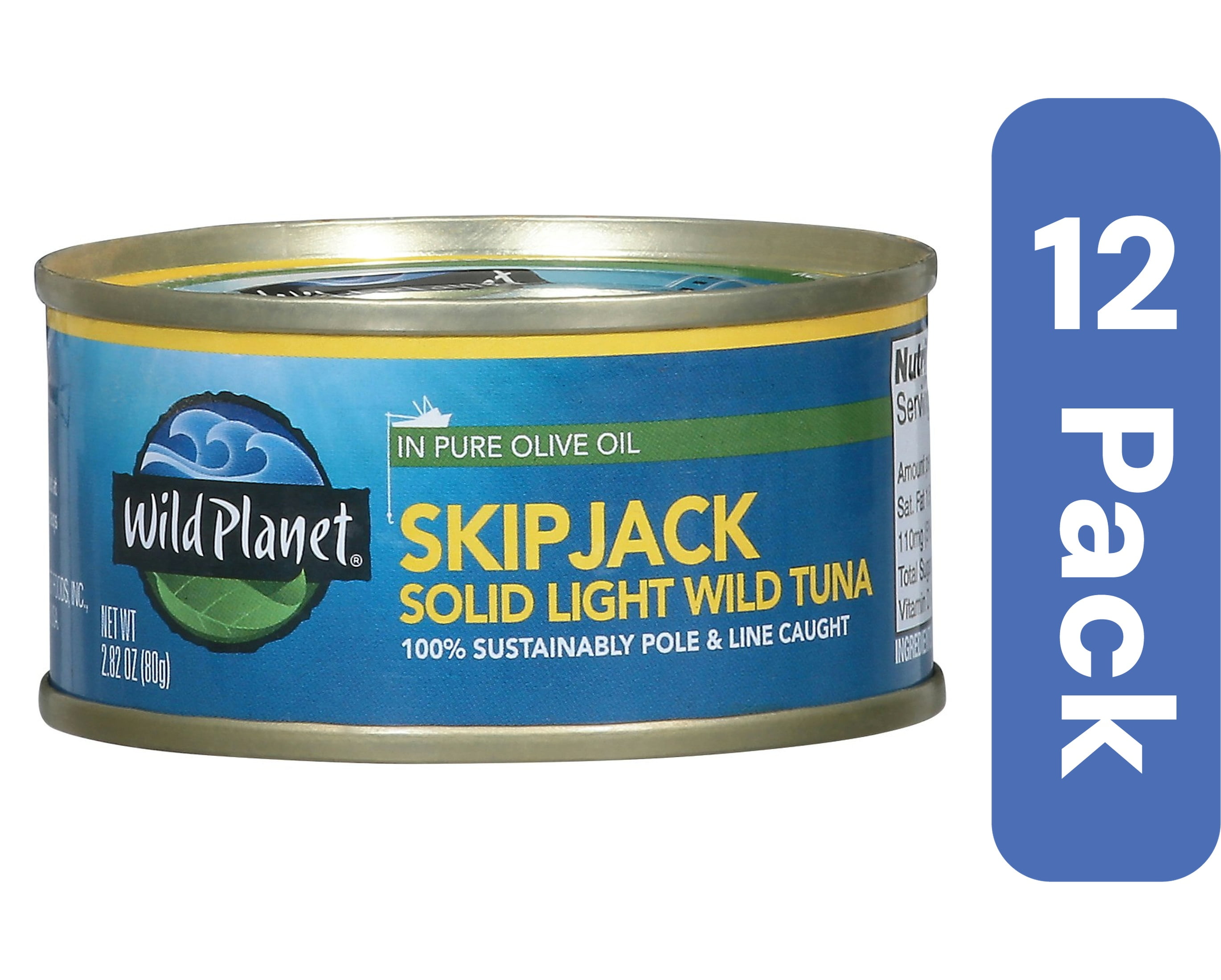 Wild Planet Tuna Wild Skipjack 2.82 oz (Pack of 12)