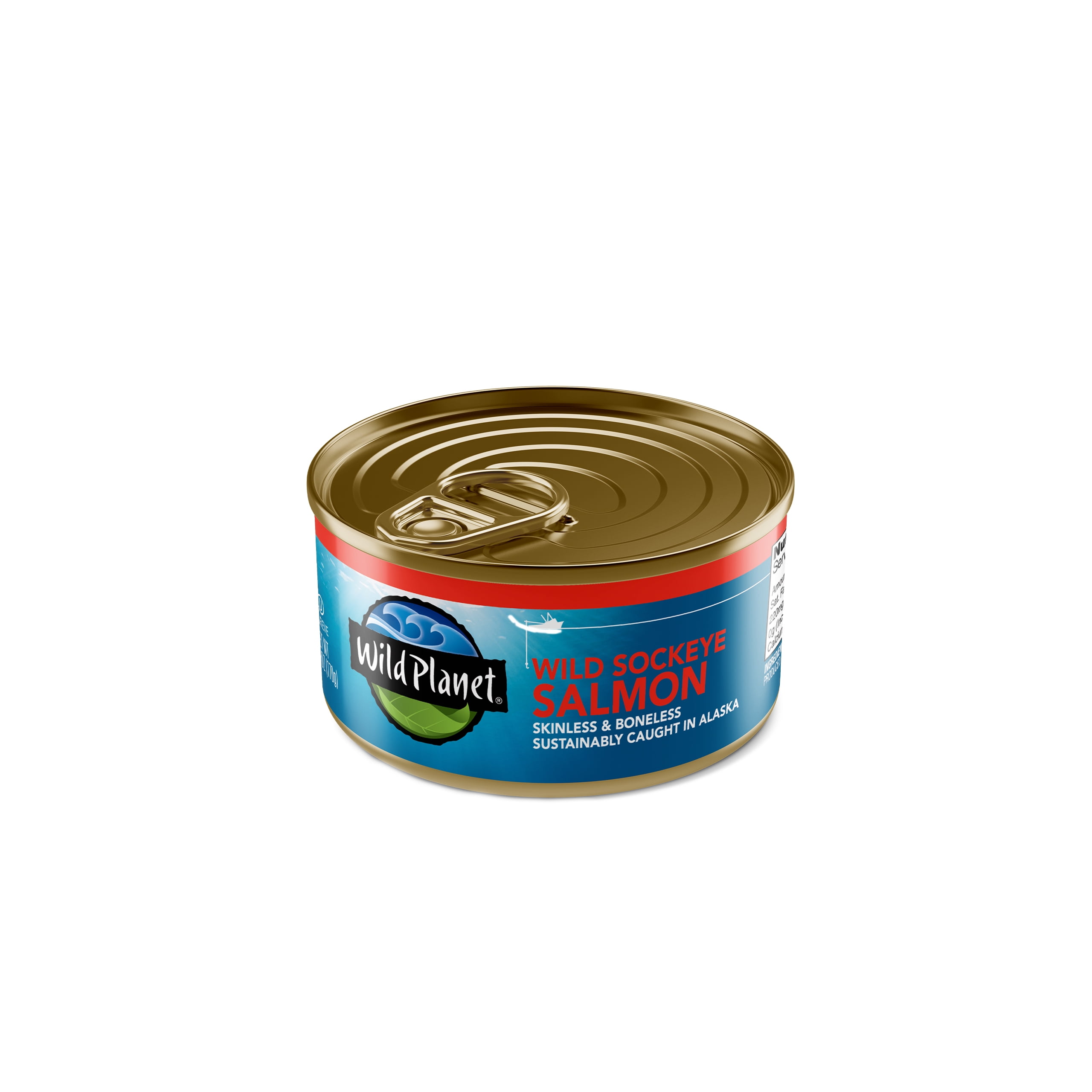 Wild Planet Wild Alaska Sockeye Salmon, 6 oz Can