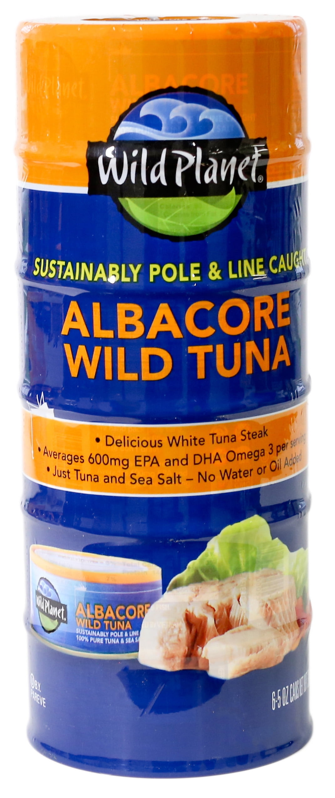Wild Planet Wild Albacore Tuna, 5 oz Can (Pack of 6)