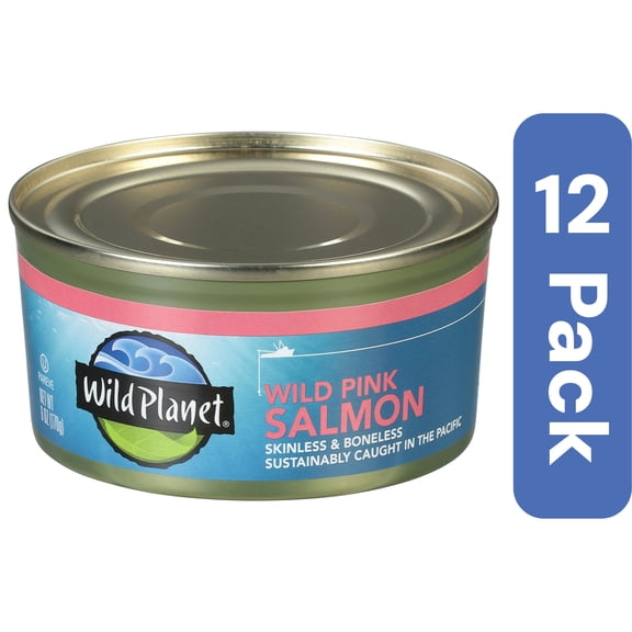 Wild Planet Wild Pink Salmon 6 oz (Pack Of 12)