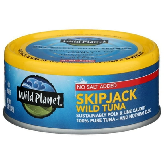 Wild Planet Wild Skipjack Light Tuna - Case of 12 - 5 oz.