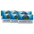 (6 pack) Wild Wild White Anchovies, Lightly Salted, in Water, 4.