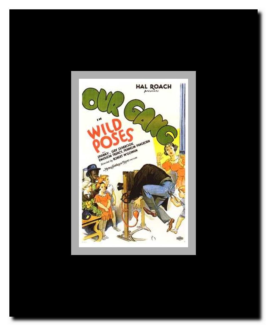 Wild Poses Framed Movie Poster