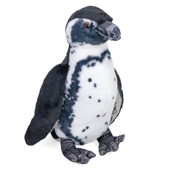 Wild Republic Artist Collection Black Footed Penguin, Stuffed Animal, 15 Inches, Plush Toy, Fill is Spun Recycled Water Bottles