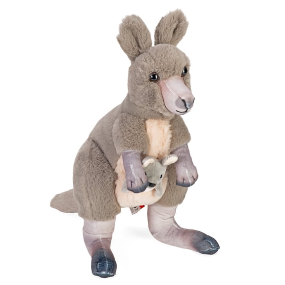 Wild Republic Artist Collection Eco Kangaroo, Stuffed Animal, 15 Inches, Plush Toy, Eco-Friendly