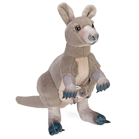 Wild Republic Artist Collection, Kangaroo, Gift for Kids, 15 inches, Plush Toy, Fill is Spun Recycled Water Bottles.