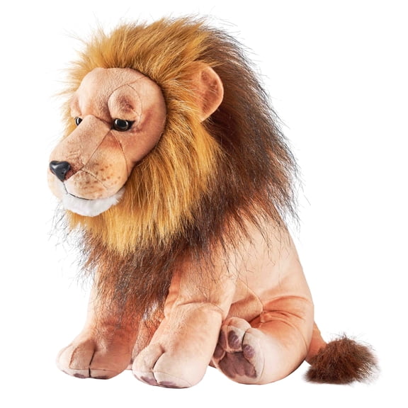 Wild Republic Artist Collection, Lion, Gift for Kids, 15 inches, Plush Toy, Fill is Spun Recycled Water Bottles.