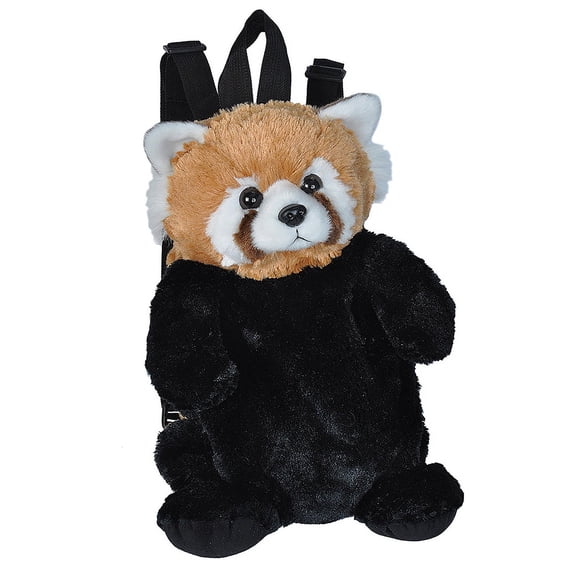 Wild Republic Backpack Red Panda, Mini Backpack, Animal Bag, 14 Inches, Gift for Kids, Plush Zoo Animal