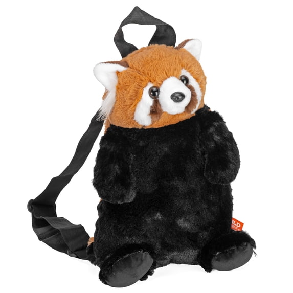 Wild Republic Backpack Red Panda, Mini Backpack, Animal Bag, 14 Inches, Gift for Kids, Plush Zoo Animal