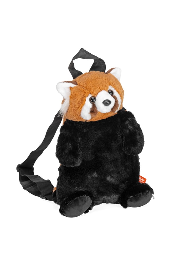 Backpack Red Panda, Mini Backpack, Animal Bag, 14 Inches, Gift for Kids, Plush Zoo Animal