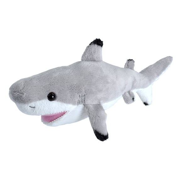 Wild Republic Plush Stuffed Animal Toy, Gifts for Kids, Black Tipped Shark, Sea Critters 11 Inches