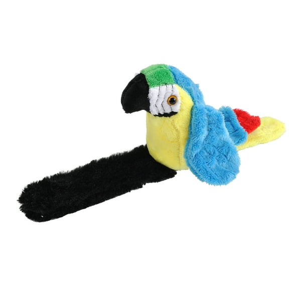 Wild Republic Perching Parrot Blue & Yellow Macaw Stuffed Animal, 7 Inches
