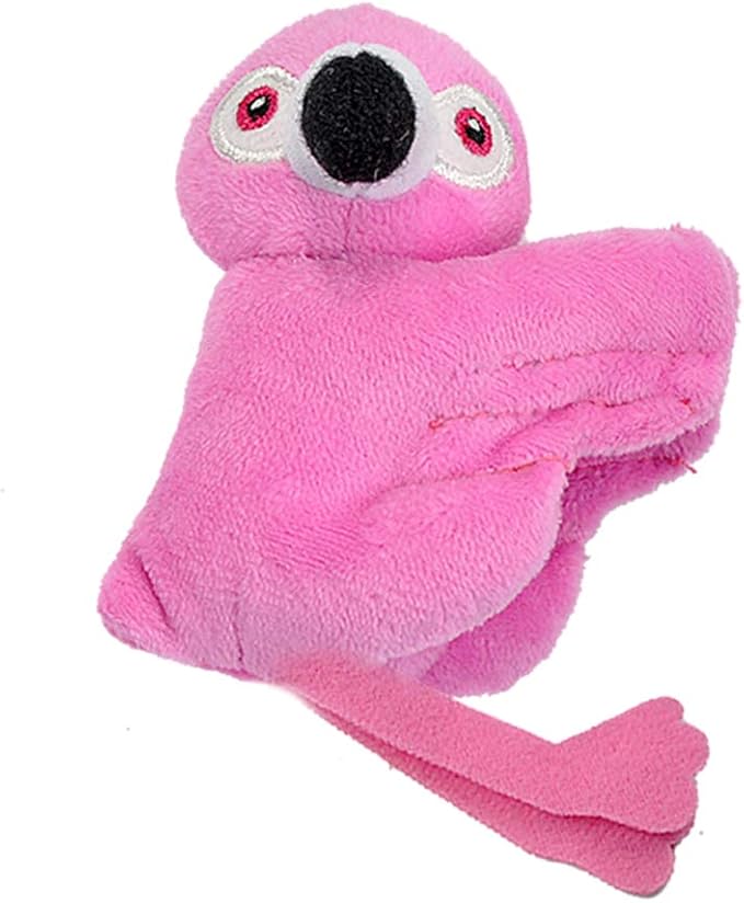 Wild Republic Clipkins Flamingo, Clip on, Stuffed Animal, Three Inches