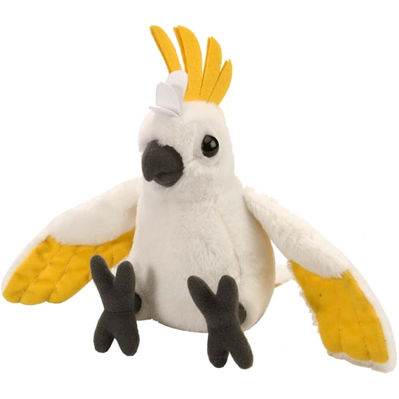 Wild Republic Cockatoo Plush, Stuffed Animal, Plush Toy, Gifts for Kids, Cuddlekins 8 Inches, 8 Inches