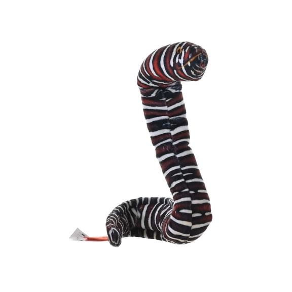 Wild Republic Coilkins Moray Eel Zebra, Stuffed Animal, 12 Inches, Plush Toy, Fill is Spun Recycled Water Bottles