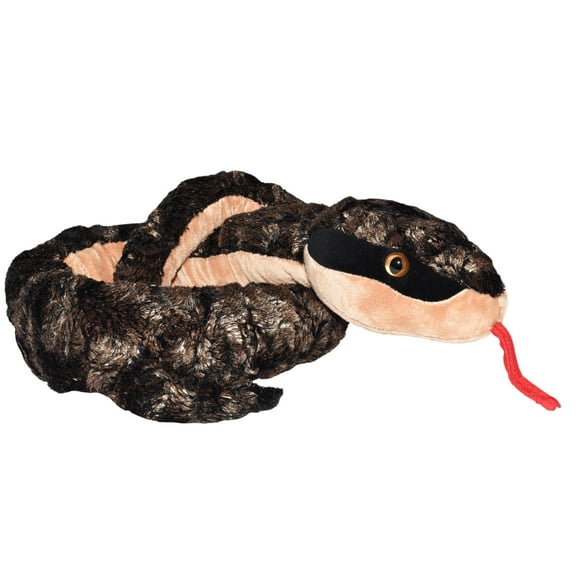 Wild Republic Metal Heads Snake Plush, Snake Stuffed Animal, Plush Toy, Kids Gifts, Pet Snake, Copper, 54 Inches