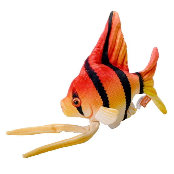 Wild Republic Coral Reefs Angelfish, Stuffed Animal, 6 inches, Gift for Kids, Plush Toy, Fill is Spun Recycled Water Bottles