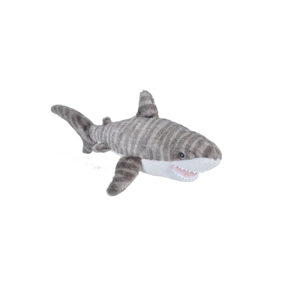 Wild Republic Cuddlekins Eco Mini Tiger Shark, Stuffed Animal, 8 Inches, Plush Toy, Fill is Spun Recycled Water Bottles, Eco Friendly