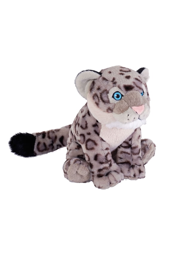 Cuddlekins Eco Snow Leopard Cub, Stuffed Animal, 12 Inches, Plush Toy, Fill is Spun Recycled Water Bottles, Eco Friendly