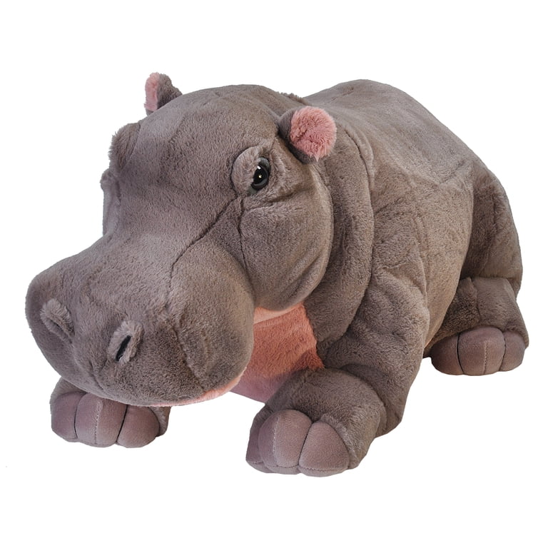 Wild Republic Jumbo Hippo Plush, Giant Stuffed Animal, Plush Toy
