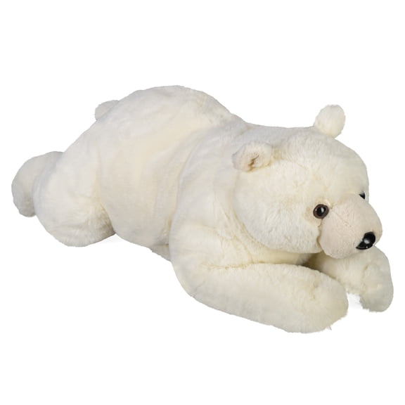 Wild Republic Earthkins Polar Bear, Stuffed Animal, 15 Inches, Plush Toy, Fill is Spun Recycled Water Bottles, Eco Friendly