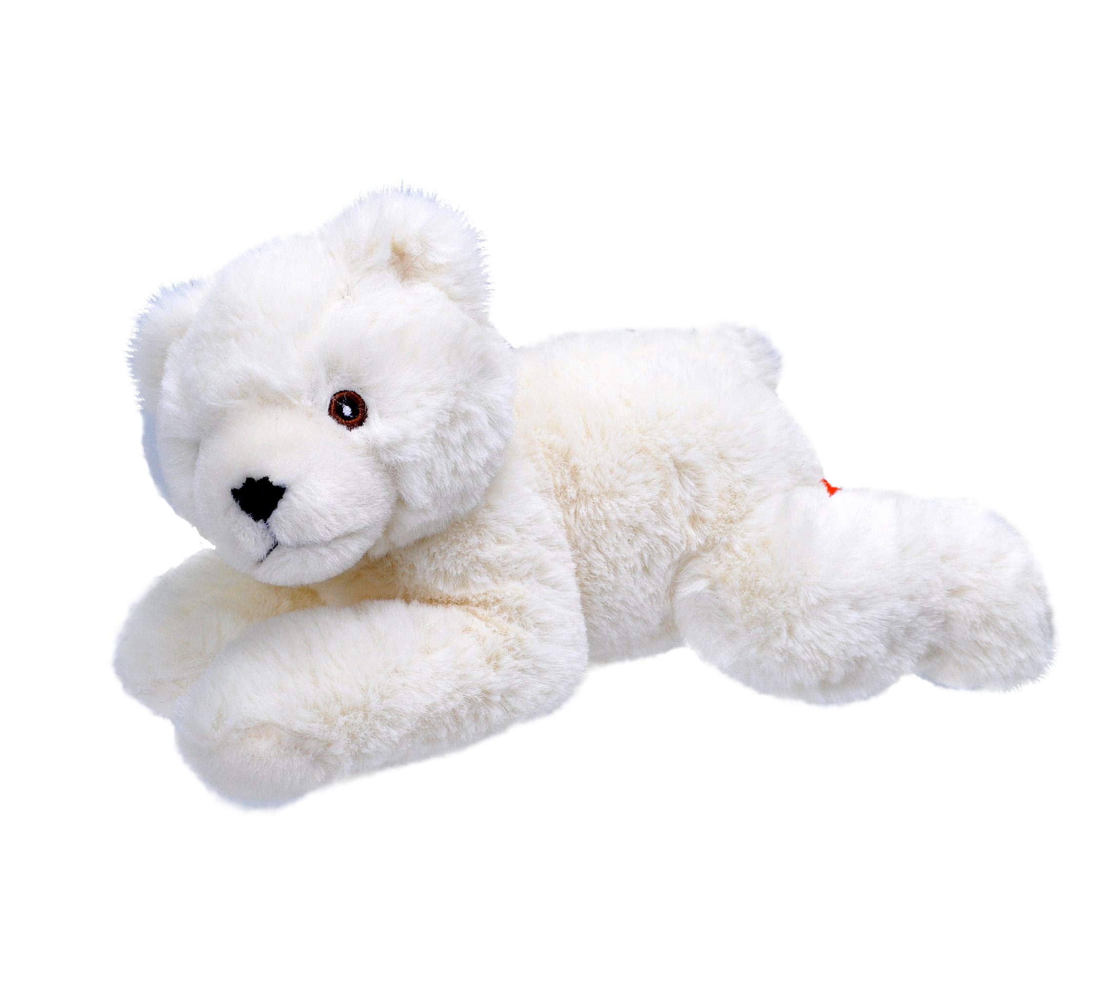 Wild Republic EcoKins Mini Polar Bear Stuffed Animal 8 inch, Eco