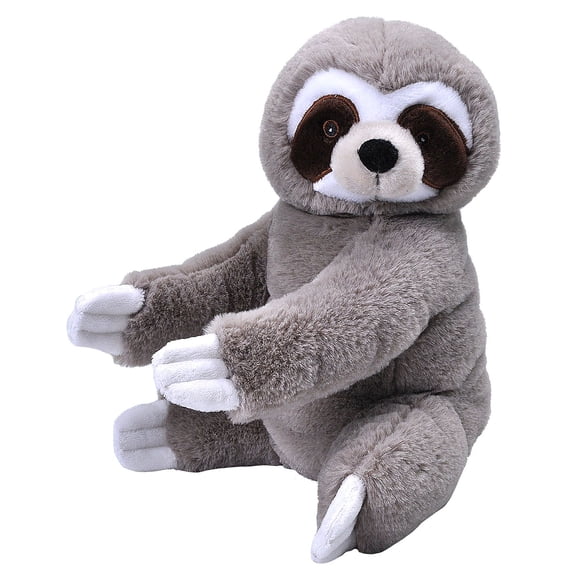 Wild Republic EcoKins Sloth Stuffed Animal 12 inch, Eco Friendly Gifts for Kids, Plush Toy, Handcrafted Using 16 Recycled Plastic Water Bottles