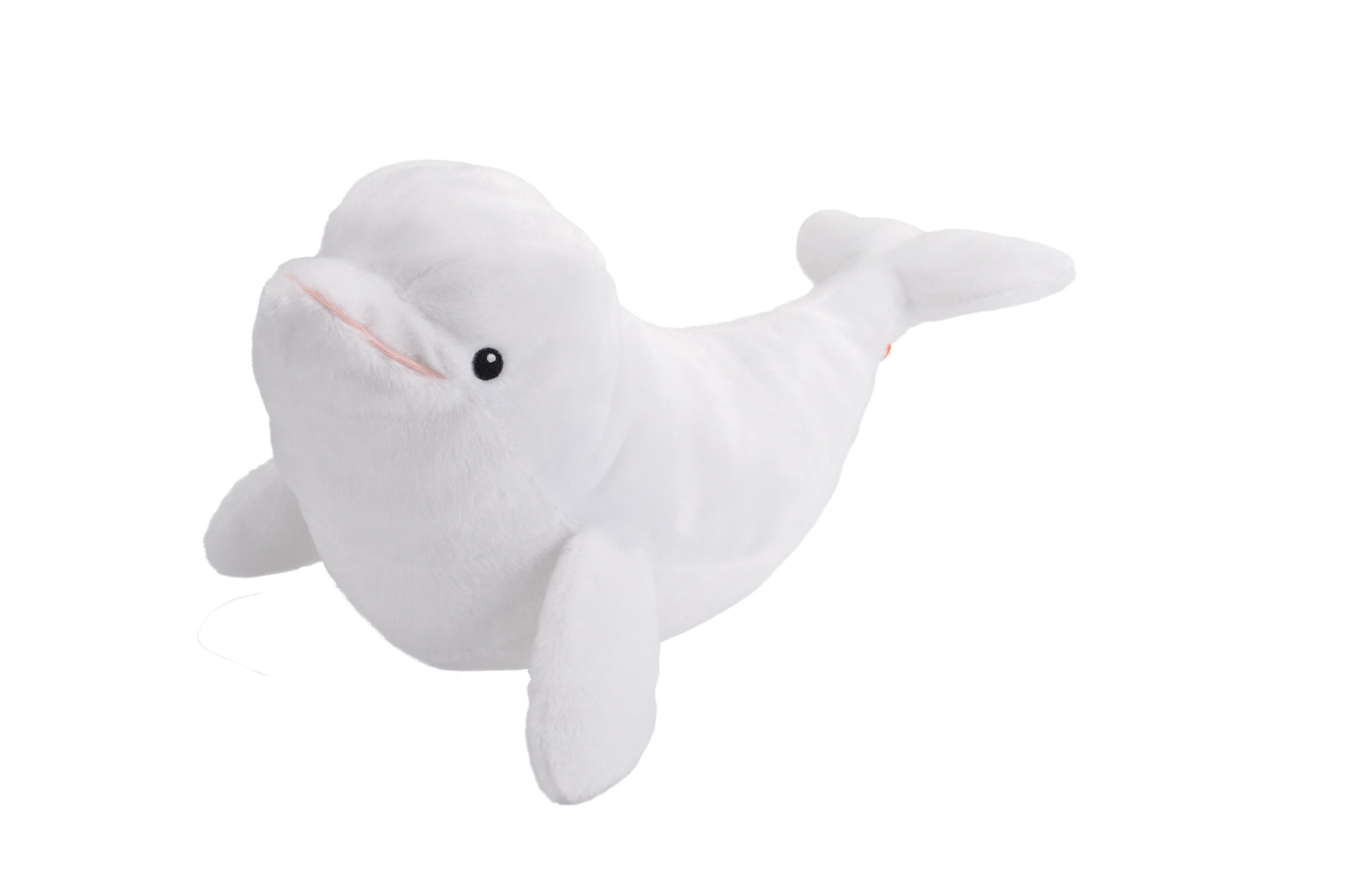 Wild Republic Ecokins Beluga Whale, Stuffed Animal, 12 inches, Gift for Kids, Plush Toy, Made from Spun Recycled Water Bottles, Eco Friendly, Child’s Room Décor