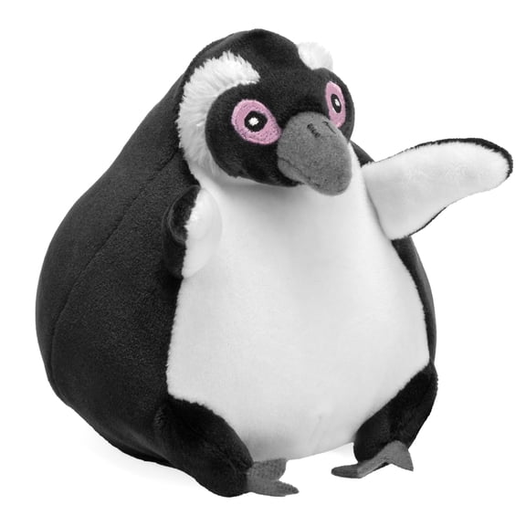 Wild Republic Flipkins Black Footed Penguin, Stuffed Animal, 5 Inches, Plush Toy, Fill is Spun Recycled Water Bottles